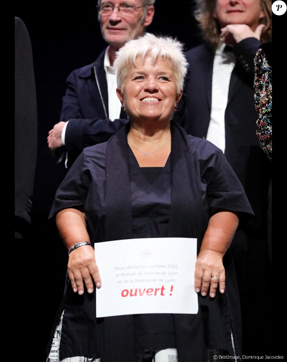 Mimie Mathy - Salle - Cérémonie d'ouverture du Festival Lumière 2021 à Lyon le 9 octobre 2021. © Dominique Jacovides / Bestimage