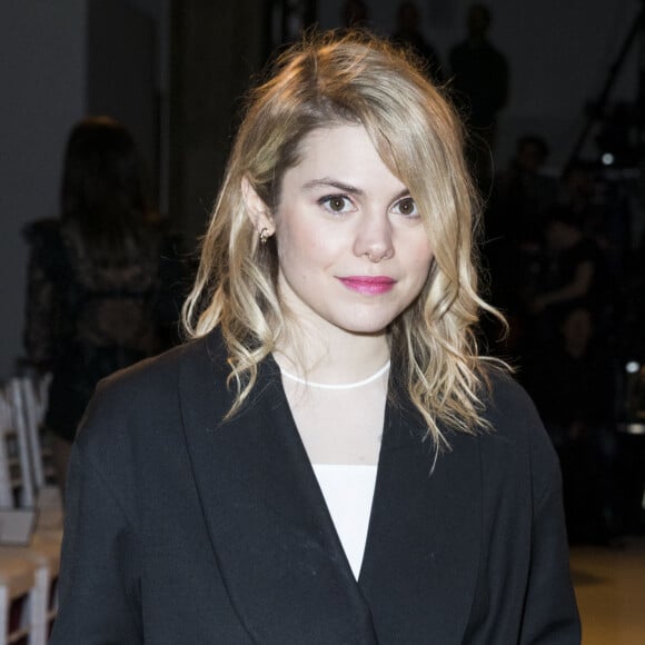 Béatrice Martin (Coeur de pirate) au défilé de mode "Alexis Mabille", collection prêt-à-porter Automne-Hiver à Paris.© Olivier Borde/Bestimage