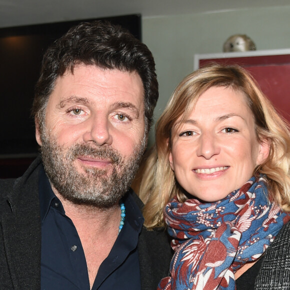 Exclusif - Philippe Lellouche et sa compagne Vanessa Boisjean - Dîner au restaurant "La Chope des Puces" à Saint-Ouen le 3 décembre 2018. © Giancarlo Gorassini/Bestimage 