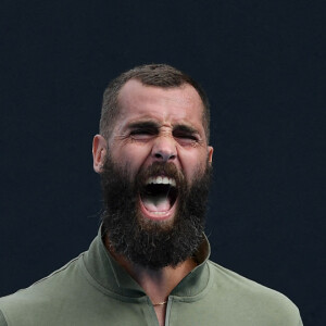 Benoît Paire face à Thiago Montero lors de l'Open d'Australie, le 18 janvier 2022.