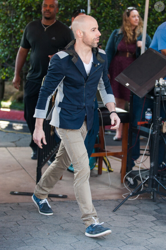Chris Daughtry a l'emission 'Extra' a Universal Studios a Universal City, le 25 octobre 2013 