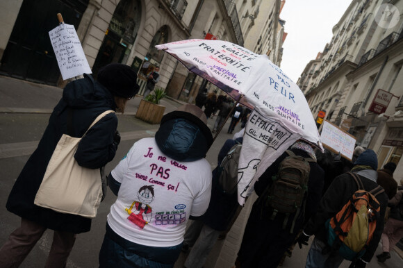 Image d'illustration d'une manifestation anti-pass vaccinal à Nantes le 22 janvier 2022