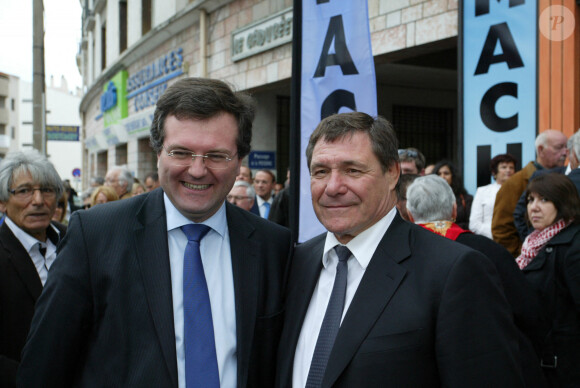 Romain Grau et Daniel Mach le 1 avril 2012 à Perpignan