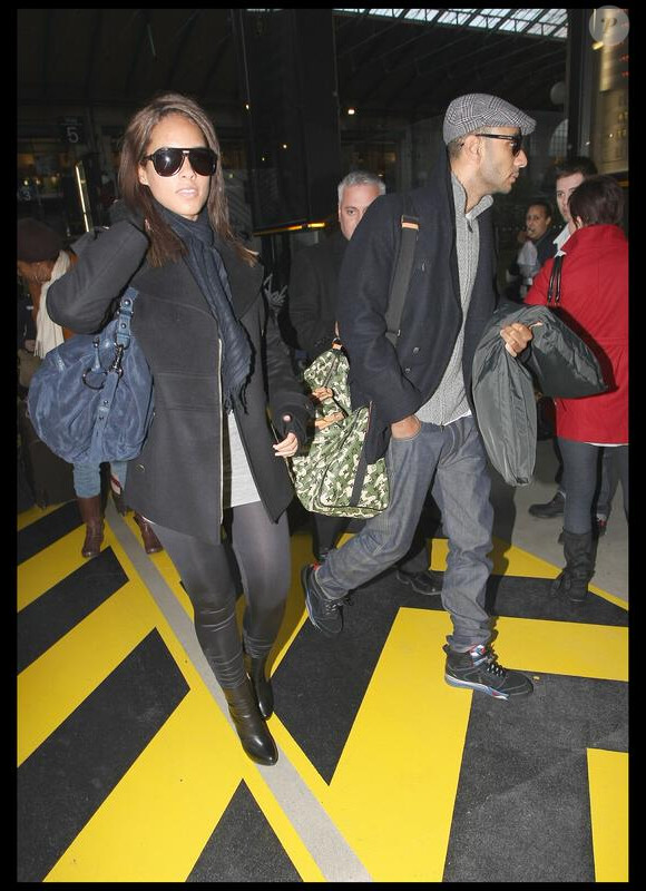 Alicia Keys et le rappeur Swizz Beatz à Paris début décembre