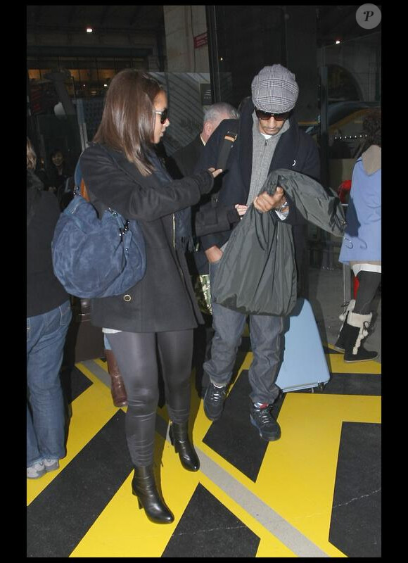 Alicia Keys et le rappeur Swizz Beatz à Paris début décembre