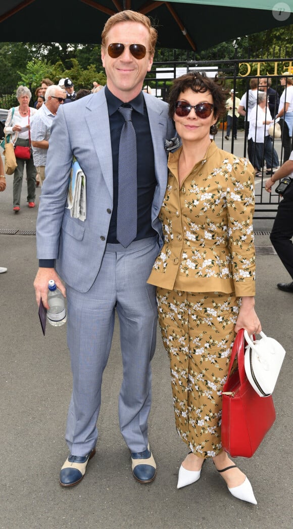 Damian Lewis et sa femme Helen MccRory - Wimbledon Championships 2019