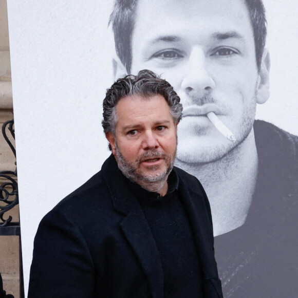 Catherine Deneuve, Carl Ganem - Sorties des obsèques (bénédiction) de Gaspard Ulliel en l'église Saint-Eustache à Paris. Le 27 janvier 2022 © Jacovides-Moreau / Bestimage 