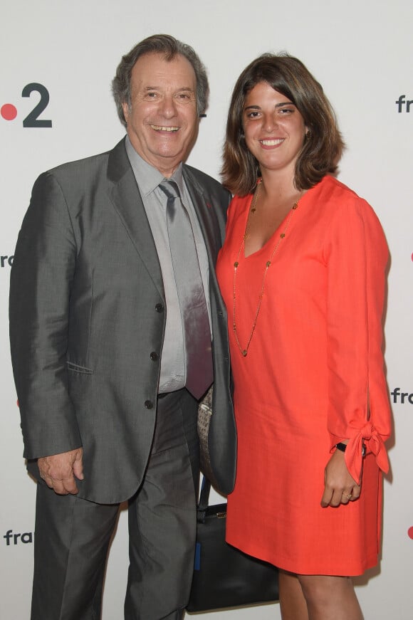 Daniel Russo avec sa fille Amanda - 30ème cérémonie des Molières 2018 à la salle Pleyel à Paris, France, le 29 mai 2018. © Coadic Guirec/Bestimage 