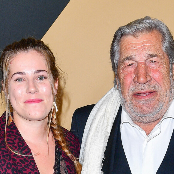 Jean-Pierre Castaldi et sa fille Paola - Projection du film "Mourir peut attendre" au Grand Rex à Paris le 28 septembre 2021. © Pierre Perusseau/Bestimage