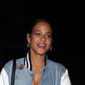 Christina Milian a assisté à la soirée de lancement du single de son ami J.Ryan La Cour à Los Angeles, le 27 janvier 2022.