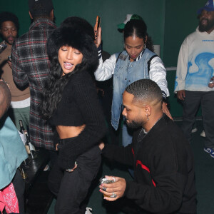 Christina Milian et Karrueche Tran ont assisté à la soirée de lancement du single de leur ami J.Ryan La Cour à Los Angeles, le 27 janvier 2022.