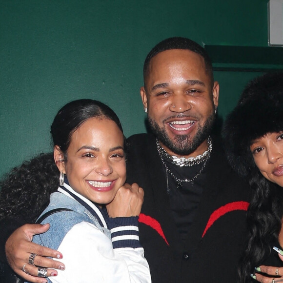 Christina Milian et Karrueche Tran ont assisté à la soirée de lancement du single de leur ami J.Ryan La Cour à Los Angeles, le 27 janvier 2022.