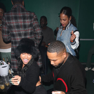 Christina Milian et Karrueche Tran ont assisté à la soirée de lancement du single de leur ami J.Ryan La Cour à Los Angeles, le 27 janvier 2022.