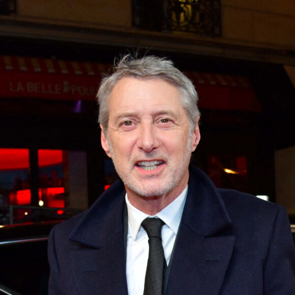 Exclusif - Antoine de Caunes lors de l'arrivée à la 45ème cérémonie des Cesar à la salle Pleyel à Paris, le 28 février 2020. 