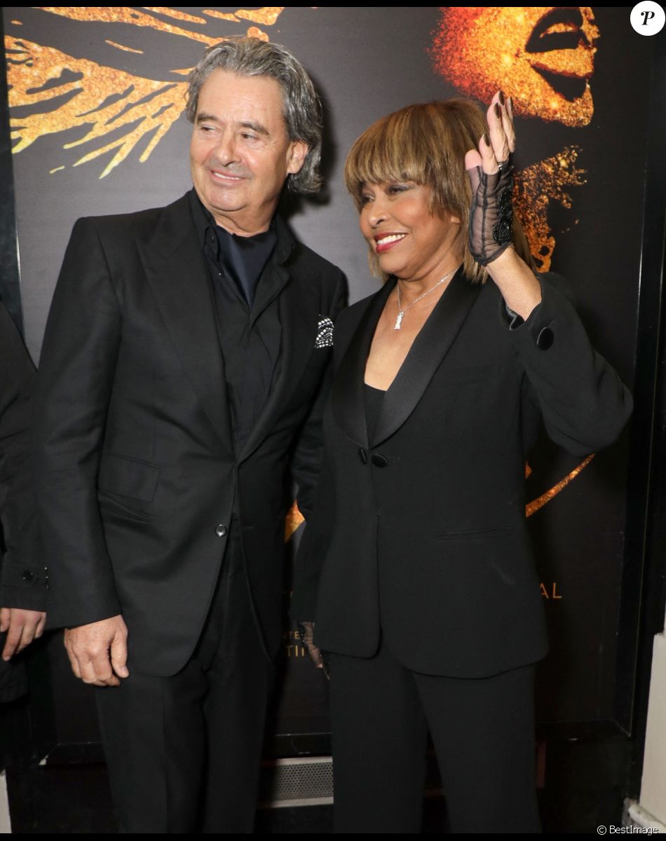Tina Turner et Erwin Bach - Présentation à la presse de la comédie musicale "Tina: The Tina Turner Musical" au théâtre Aldwych à Londres, Royaume Uni, le 17 avril 2018.