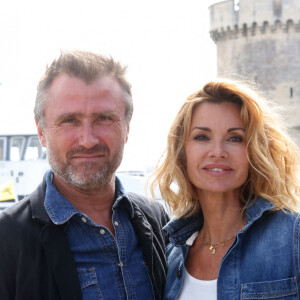 Alexandre Brasseur et Ingrid Chauvin de "Demain nous appartient" - Festival de la Fiction de La Rochelle. Le 18 septembre 2021 © Jean-Marc Lhomer / Bestimage