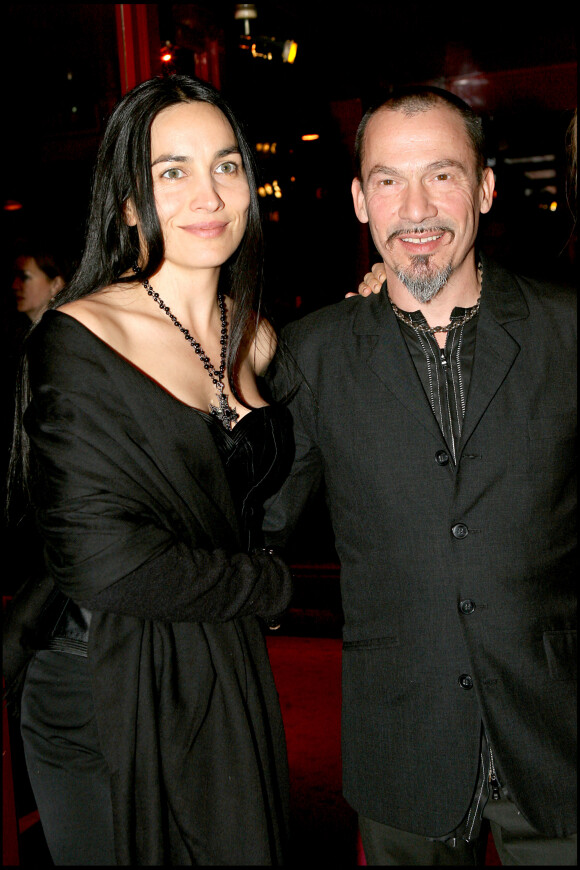 Florent Pagny et sa femme Azucena au Crazy Horse à Paris en 2007.