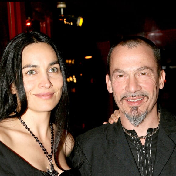 Florent Pagny et sa femme Azucena au Crazy Horse à Paris en 2007.