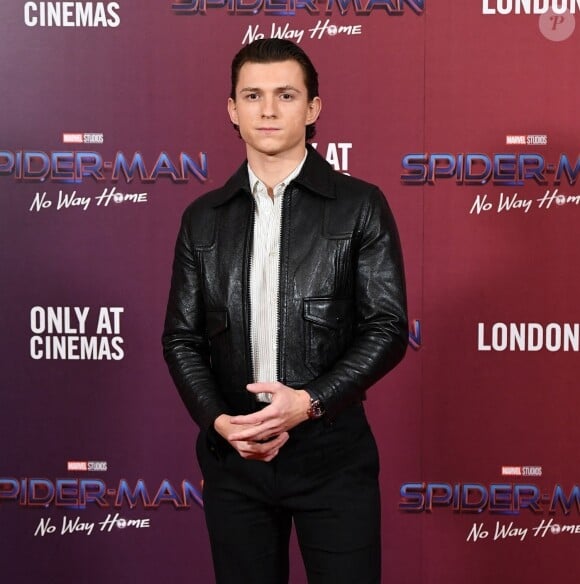 Tom Holland à la première du film "Spider-Man: No Way Home" à Londres