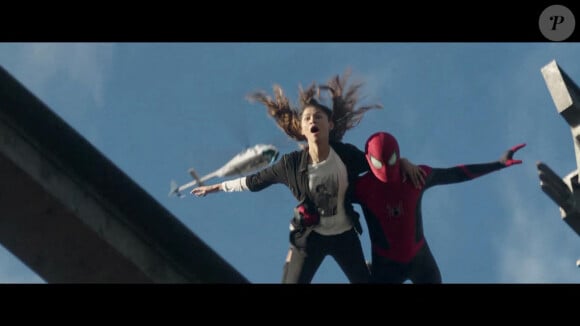 Tom Holland et Zendaya dans le film "Spider-Man : No way home".