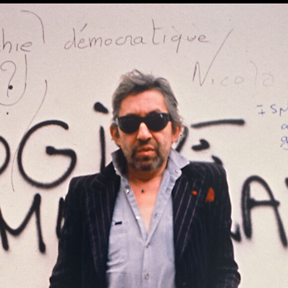Archives - Serge Gainsbourg à Paris, en 1989