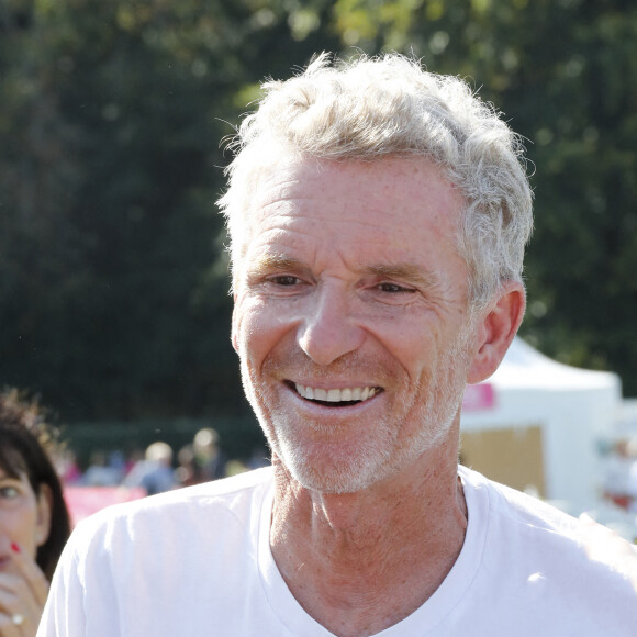 Denis Brogniart - 8ème édition du "Triathlon des roses" au Stade Français dans le domaine de Saint Cloud le 18 septembre 2021. © Marc Ausset-Lacroix/Bestimage