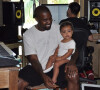 North West en studio avec son père Kanye West.