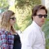 Mark Walhberg et sa femme Rhea Durham, très enceinte, se dirige vers le Roxbury Medical Building près un avoir pris à emporter dans un snack de Beverly Hills le 6 janvier 2010