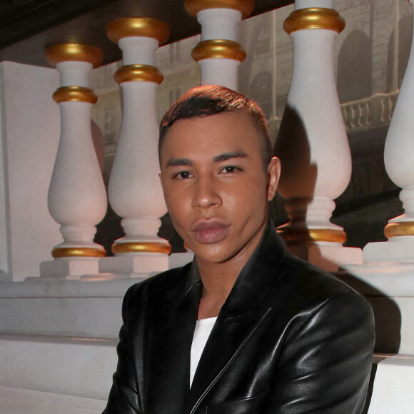 Le styliste Olivier Rousteing au défilé Dior Homme automne-hiver 2022/2023 à Paris, le 21 janvier 2022. © Borde-Rindoff/Bestimage