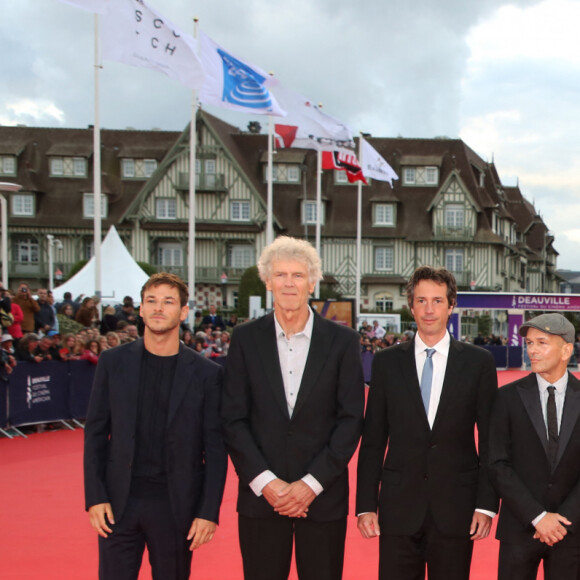 Gaspard Ulliel, Jean-Pierre Duret, Nicolas Saada, Gaêl Morel, Claire Burger, Catherine Deneuve, Vicky Krieps, Antonin Baudry, Orelsan, Valéria Golino à la première de "Music of My Life", suivi d'un hommage rendu aux 25 ans de la compétition lors du 45ème Festival du Cinéma Américain de Deauville, le 7 septembre 2019. © Denis Guignebourg/Bestimage