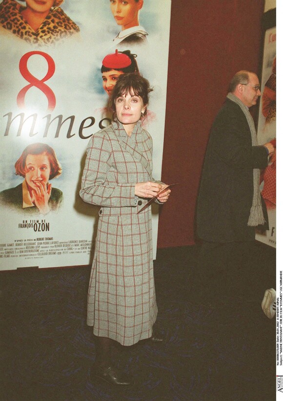 Marie Trintignant à la première du film "8 femmes", de François Ozon.