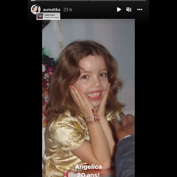 Aure Atika célèbre l'anniversaire de sa fille Angelica sur Instagram © Instagram / Aure Atika