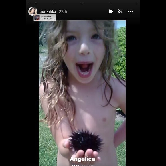 Aure Atika célèbre l'anniversaire de sa fille Angelica sur Instagram © Instagram / Aure Atika