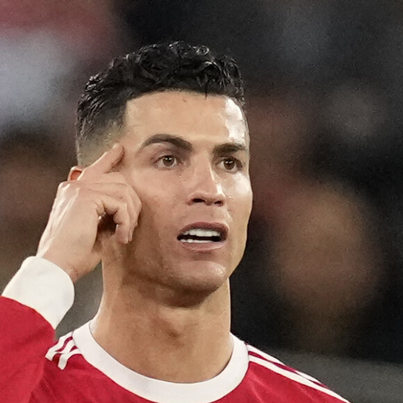 Cristiano Ronaldo - Match de football en Premier League : Manchester United remporte la victoire 3 à 1 face à Burnley au stade Old Trafford le 30 décembre 2021. © Andrew Yates/Sportimage/Cal Sport Media / Bestimage