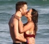David Guetta et sa compagne Jessica Ledon. Miami, le 23 novembre 2018.