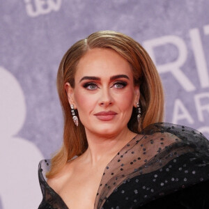 La chanteuse Adele a assisté et activement participé aux BRIT Awards 2022, à l'O2. Londres, le 8 février 2022.