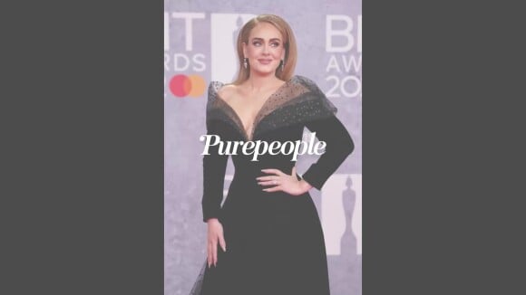 Adele somptueuse pour son grand retour sur tapis rouge... avec une énorme bague, de fiançailles ?