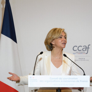 Valérie Pécresse - Dîner annuel du Conseil de Coordination des organisations Arméniennes de France (CCAF) à L'Hôtel du Collectionneur à Paris le 8 février 2022
