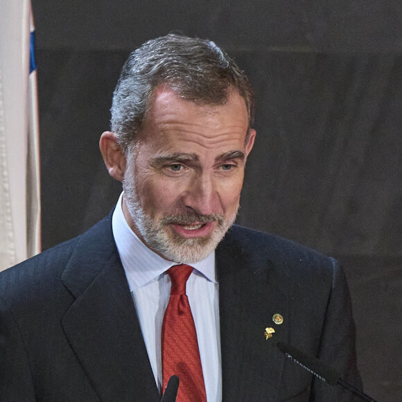 Le roi Felipe VI d'Espagne lors du gala du comité olympique d'Espagne à Madrid le 15 décembre 2021. © Jack Abuin/ZUMA Press Wire / Bestimage 