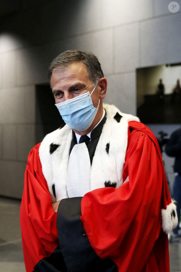 Monsieur Jacques Dallest, procureur général, lors du procès en assises de Nordhal Lelandais, à Grenoble, Isère, France, le 31 janvier 2022. © Pascal Fayolle/Bestimage 