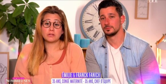 Les parents de la famille Fanich lors d'un l'épisode de "Familles nombreuses, la vie en XXL".