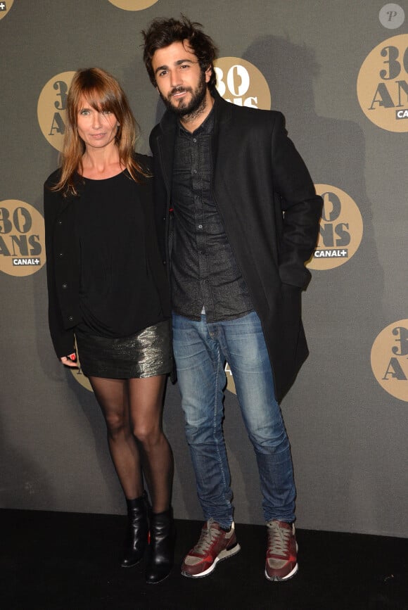 Axelle Laffont et son ex-compagnpn Cyril Paglino - Soirée des 30 ans de Canal + au Palais de Tokyo à Paris le 4 novembre 2014. 