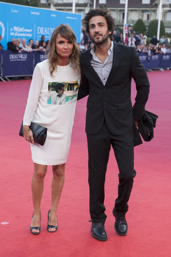 Axelle Laffont et son ex-compagnon Cyril Paglino - Avant-première du film "The November Man" lors du 40ème festival du film américain de Deauville, le 11 septembre 2014. 