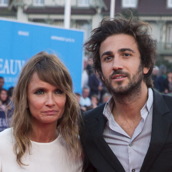 Axelle Laffont et son ex-compagnon Cyril Paglino - Avant-première du film "The November Man" lors du 40ème festival du film américain de Deauville, le 11 septembre 2014. 
