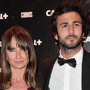 Axelle Laffont et son ex-compagnon Cyril Paglino - Soirée Canal+ au Park à Mougins à l'occasion du 67ème festival du film de Cannes, le 16 mai 2014. 