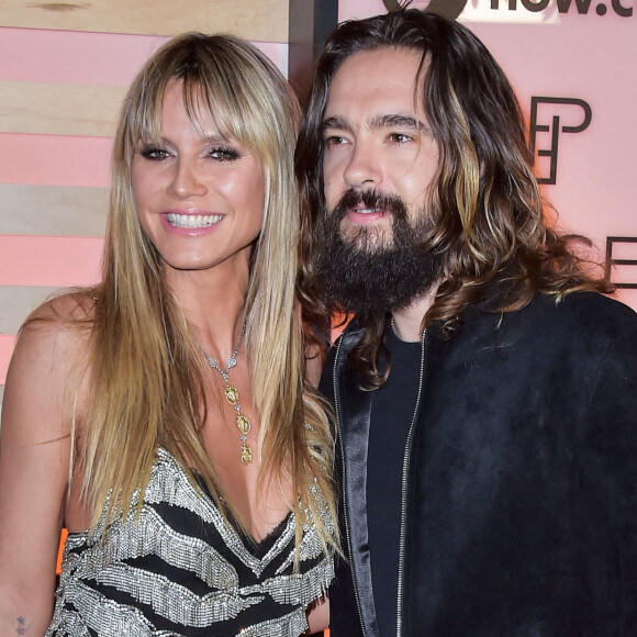 Heidi Klum et son mari Tom Kaulitz au photocall "Homecoming Weekend" au Pacific Center à Los Angeles.