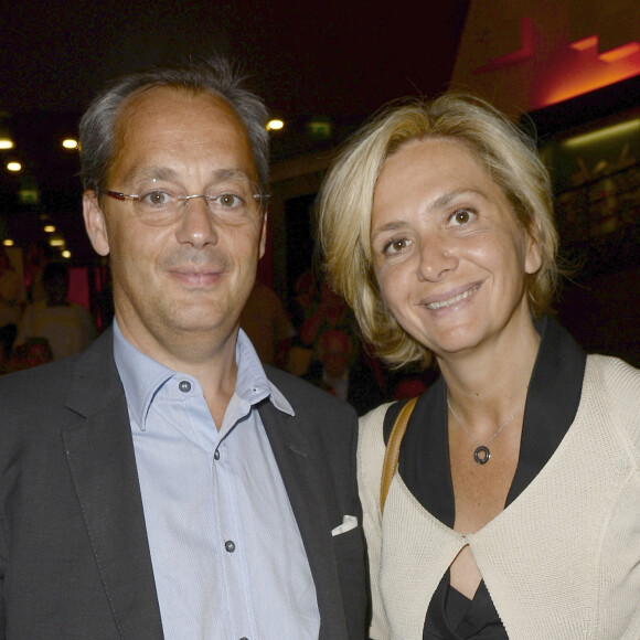 Valérie Pécresse et son mari Jérôme Pécresse - Pierre Richard fête ses 80 ans à l'Olympia à Paris, le 13 juin 2014.