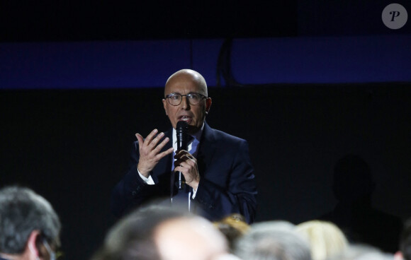 Eric Ciotti lors du meeting de Valérie Pécresse, candidate Les Républicains pour les présidentielles - Zénith de Paris le 13 février 2022