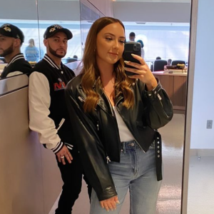 Hailie, la fille d'Eminem et son ex-épouse Kimberly Scott, a assisté au Super Bowl LVI au SoFi Stadium. Inglewood, le 13 février 2022.