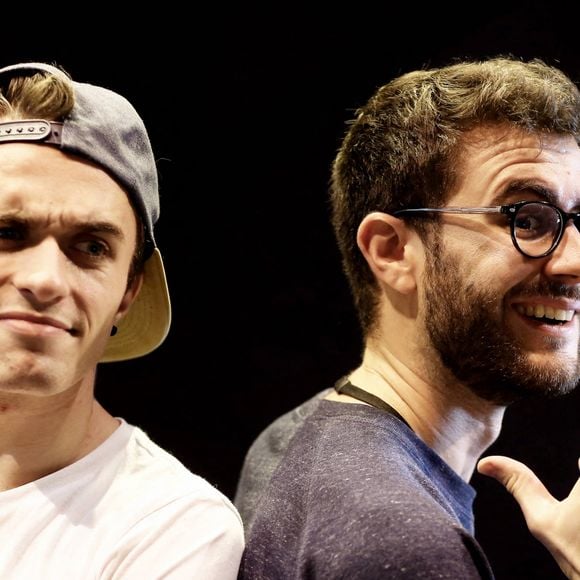 Exclusif - Cyprien et Squeezie - Salon Video City, le 1er événement dédié aux créateurs vidéo du web à la porte de Versailles à Paris, le 7 novembre 2015. © Dominique Jacovides/Romuald Meigneux/Bestimage 